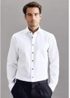 693690_01 Seidensticker Бизнес рубашка белая Slim FIT Non Iron