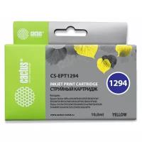 Картридж cactus CS-EPT1294, 630 стр, желтый