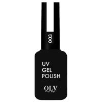 Olystyle Гель-лак для ногтей OLS UV, тон 003 белый, 10мл