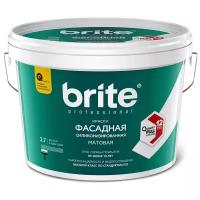 BRITE PROFESSIONAL краска фасадная силиконизированная, база А (9л)