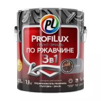 Эмаль алкидная (А) Profilux по ржавчине 3 в 1 серый 1.9 кг