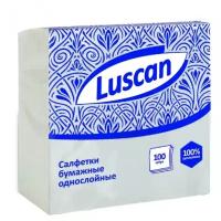 Салфетки Luscan белые, 100 шт