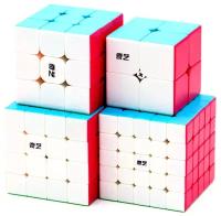 Головоломки QiYi MoFangGe Набор MoFangGe Qi 2x2-5x5 Color