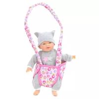 Кукла Nines 26см мягконабивная в сумке-кенгуру (N2110)