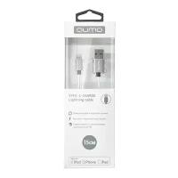 Кабель Qumo USB - Lightning (MFI Nylon+metal)