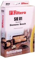 Мешки-пылесборники Filtero SIE 01 (4) эконом, для пылесосов Bosch, Siemens, бумажные, 4 штуки