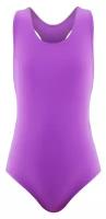 Купальник гимнастический ONLYTOP, размер 32, фиолетовый