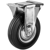 Неповоротное колесо резина/металл игольчатый подшипник ЗУБР Профессионал d=125 мм г/п 100 кг 30936-125-F