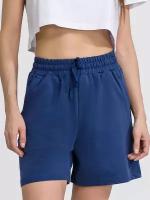 Шорты женские летние домашние спортивные HappyFox, HF9136 размер 48, цвет джинс