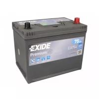 Автомобильный аккумулятор Exide Premium EA754, 260х175х225