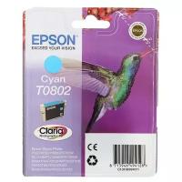 Картридж Epson C13T08024011, 885 стр, голубой