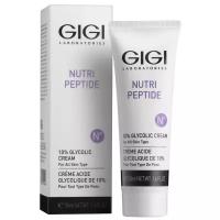 GIGI Крем ночной с 10% гликолевой к-той для всех типов кожи Nutri-Peptide