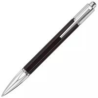 Шариковая ручка Caran d`Ache Ручка шариковая Caran d’Ache Varius Ebony Silver Plated (подар. коробка)