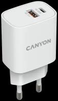 Сетевое зарядное устройство Canyon H-20-04, белый