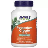 NOW Potassium Citrate 99 мг (180 вегкапсул)