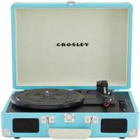 Виниловый проигрыватель Crosley Cruiser plus CR8005F turquoise