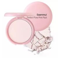 The Saem~Матирующая пудра для проблемной кожи с каламином~Saemmul Perfect Pore Pink Pact