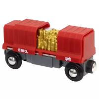 Игровой набор BRIO 33938 Грузовой вагончик с золотом