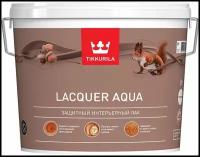 Tikkurila Lacquer Aqua бесцветный, полуглянцевая, 9 кг, 9 л