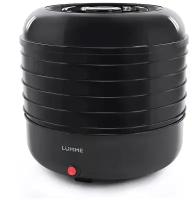 Сушилка LUMME LFD-105 1B PP 6 поддонов: 5+1 для ягод черный жемчуг д/фруктов,овощей