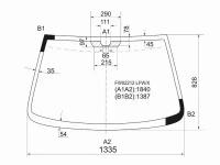 Стекло Лобовое Kia Rio 4/5D 00-05 XYG арт. FW02212 LFW/X