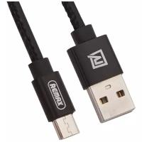 Кабель USB MicroUSB Remax RC-079m выдвижной <черный>