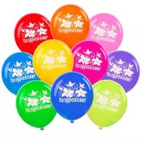 Воздушные шары для праздника, воздушные шарики набор на день рождения Золотая Сказка, 12