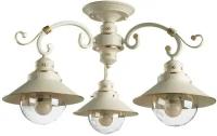 Arte Lamp Grazioso Белая/Прозрачная Люстра 3x60W 3xE27 A4577PL-3WG