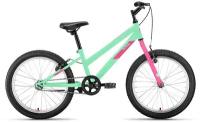 Детский велосипед Altair MTB HT 20 Low, год 2022, цвет Зеленый-Розовый