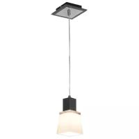 Потолочный светильник Lussole Lente LSC-2506, E27, 60 Вт, кол-во ламп: 1 шт., цвет арматуры: черный, цвет плафона: белый