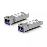 Трансивер Ubiquiti Трансивер Ubiquiti SFP+ Оптика LC TX 1310нм. RX Максимальное расстояние 10км UF-SM-10G