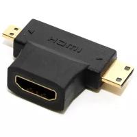 Переходник/адаптер 5bites HDMI - micro HDMI / mini HDMI (HH1805FM-T), 0.04 м, черный
