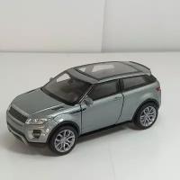 Металлическая машинка 1:34-1:39 LAND ROVER RANGE ROVER, серебро 43649D Welly