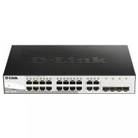 Коммутатор D-Link DGS-1210-20/F Smart L2 Switch 16х1000Base-T, 4хCombo 1000Base-T/SFP, Compact CLI