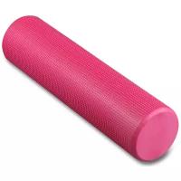 Ролик массажный для йоги INDIGO Foam roll IN022 Розовый 60*15 см