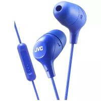 Наушники JVC HA-FX38M, mini jack 3.5 mm, blue