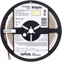 Светодиодная лента Navigator 71 411 NLS-3528WW120-9.6-IP65-12V R5