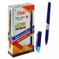 Ручка шариковая Flair Writo-Meter DX узел-игла 0.7, (пишет 10 км) синий F-743 DX/син