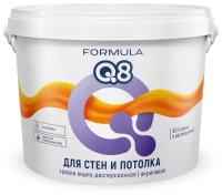 Краска воднодисперсионная, Formula Q8, интерьерная, матовая, 13 кг