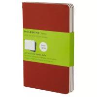 Блокнот Moleskine CAHIER JOURNAL CH118 13х21 см обложка картон 80стр. без линовки, клюквенный (3шт)