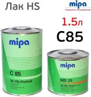 Лак Mipa HS C85 (1л+0,5л) с защитой от царапин и УФ