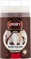 Smart крем для обуви Elite Shoe Polish, коричневый, 60 мл