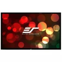 На раме матовый белый экран Elite Screens R135WH1