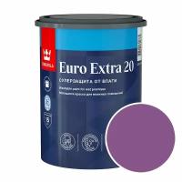 Краска моющаяся Tikkurila Euro Extra 20 RAL 4008 (Сигнальный фиолетовый - Signal violet) 0,9 л