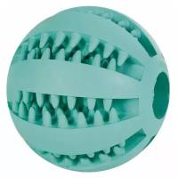 Игрушка для собак TRIXIE Denta fun Мяч бейсбольный, со вкусом мятый, каучуковый (5 см)