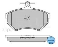 Колодки тормозные дисковые /комплект 4 шт/ Audi 80 MEYLE 0252016816