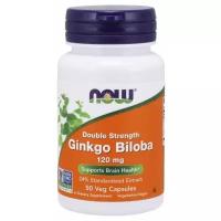 Капсулы NOW Ginkgo Biloba, 100 мл, 120 мг, 50 шт
