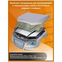 Комплект шумоизоляции и теплоизоляции для капота Shumka96 / Комфорт /