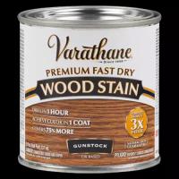 Масло для дерева и мебели Varathane Fast Dry Wood Stain быстросохнущее тонирующее масла, морилка, пропитка для дерева, Дуб гансток, 0.236 л