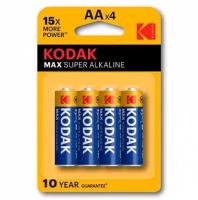 Элемент питания Kodak Max Super Alkaline AA LR6 бл 4